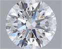 Lab Grown Diamond 1.25 Carats, Round with Ideal Cut, D Color, VVS1 Clarity and Certified by IGI