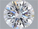 Lab Grown Diamond 1.02 Carats, Round with Excellent Cut, D Color, VVS1 Clarity and Certified by IGI
