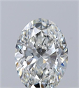 Diamante Natural 0.41 quilates, Ovalado , Color G, claridad VVS1 y certificado GIA