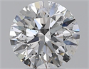 Natural Diamond 2.00 Carats, Round with Excellent Cut, D Color, SI2 Clarity and Certified by GIA