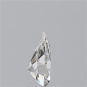 Picture of Natural Diamond 0.77 Carats, Pear with  Cut, H Color, VVS2 Clarity and Certified by GIA