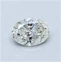 Diamante Natural 2.44 quilates, Ovalado , Color H, claridad SI2 y certificado GIA