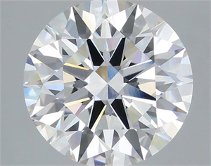 Picture of Lab Grown Diamond 3.56 Carats, Round with Ideal Cut, G Color, VS1 Clarity and Certified by IGI