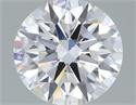 Lab Grown Diamond 2.07 Carats, Round with Ideal Cut, E Color, VS1 Clarity and Certified by IGI