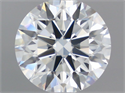 Lab Grown Diamond 1.34 Carats, Round with Ideal Cut, D Color, VVS2 Clarity and Certified by IGI