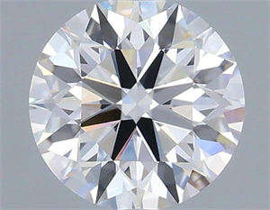 Picture of Lab Grown Diamond 1.01 Carats, Round with Ideal Cut, D Color, VVS1 Clarity and Certified by IGI