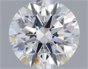 Lab Grown Diamond 1.38 Carats, Round with Ideal Cut, E Color, VVS2 Clarity and Certified by IGI