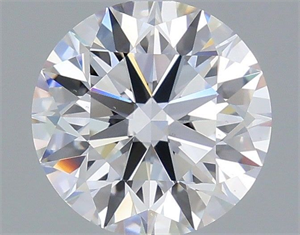 Picture of Lab Grown Diamond 1.53 Carats, Round with Ideal Cut, D Color, VS1 Clarity and Certified by IGI