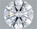Lab Grown Diamond 1.02 Carats, Round with Ideal Cut, D Color, VVS1 Clarity and Certified by IGI