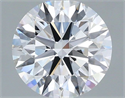 Lab Grown Diamond 1.02 Carats, Round with Ideal Cut, D Color, VVS1 Clarity and Certified by IGI