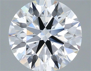 Picture of Lab Grown Diamond 1.06 Carats, Round with Ideal Cut, D Color, VVS1 Clarity and Certified by IGI