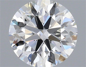 Picture of Lab Grown Diamond 1.05 Carats, Round with Excellent Cut, E Color, VVS2 Clarity and Certified by IGI