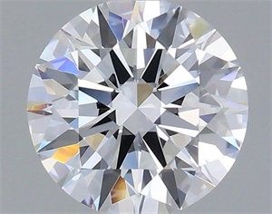 Picture of Lab Grown Diamond 1.25 Carats, Round with Ideal Cut, D Color, IF Clarity and Certified by IGI