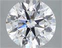 Lab Grown Diamond 2.55 Carats, Round with Excellent Cut, E Color, VVS2 Clarity and Certified by IGI