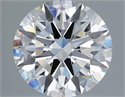 Lab Grown Diamond 3.07 Carats, Round with Ideal Cut, E Color, VVS2 Clarity and Certified by IGI