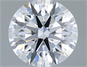 Lab Grown Diamond 0.71 Carats, Round with Ideal Cut, D Color, VVS2 Clarity and Certified by IGI