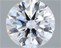 Lab Grown Diamond 0.79 Carats, Round with Ideal Cut, D Color, VS1 Clarity and Certified by IGI