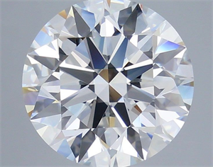 Picture of Lab Grown Diamond 4.29 Carats, Round with Ideal Cut, D Color, VVS1 Clarity and Certified by IGI