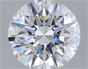 Lab Grown Diamond 2.08 Carats, Round with Excellent Cut, F Color, VVS2 Clarity and Certified by IGI