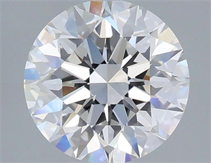 Picture of Lab Grown Diamond 2.10 Carats, Round with Ideal Cut, F Color, VS1 Clarity and Certified by IGI