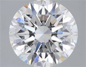 Picture of Lab Grown Diamond 3.10 Carats, Round with Ideal Cut, E Color, VS1 Clarity and Certified by IGI