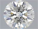 Natural Diamond 0.50 Carats, Round with Excellent Cut, H Color, SI1 Clarity and Certified by IGI