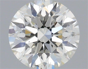 Picture of Natural Diamond 0.50 Carats, Round with Excellent Cut, H Color, SI1 Clarity and Certified by IGI