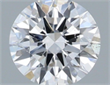 Natural Diamond 0.41 Carats, Round with Excellent Cut, D Color, SI1 Clarity and Certified by IGI