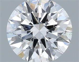 Picture of Natural Diamond 0.41 Carats, Round with Excellent Cut, D Color, SI1 Clarity and Certified by IGI