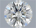 Natural Diamond 0.52 Carats, Round with Excellent Cut, H Color, I1 Clarity and Certified by IGI