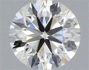 Picture of Natural Diamond 0.50 Carats, Round with Very Good Cut, I Color, SI1 Clarity and Certified by IGI