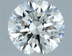 Picture of Natural Diamond 2.43 Carats, Round with Excellent Cut, H Color, VS1 Clarity and Certified by IGI