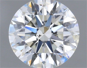 Foto Diamante Natural 1.02 quilates, Redondo , Color J, claridad SI1 y certificado GIA de