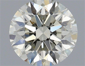 Picture of Natural Diamond 0.55 Carats, Round with Excellent Cut, J Color, VS2 Clarity and Certified by IGI