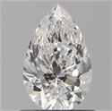 Natural Diamond 0.70 Carats, Pear with  Cut, F Color, SI1 Clarity and Certified by GIA