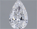 Diamante Natural 0.51 quilates, De pera , Color D, claridad VS1 y certificado GIA
