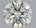 Natural Diamond 0.51 Carats, Round with Excellent Cut, J Color, VS2 Clarity and Certified by IGI