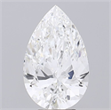 Diamante Natural 5.05 quilates, De pera , Color D, claridad FL y certificado GIA