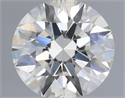 Natural Diamond 0.40 Carats, Round with Very Good Cut, I Color, SI2 Clarity and Certified by IGI