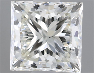 Picture of Natural Diamond 1.20 Carats, Princess with  Cut, I Color, VS2 Clarity and Certified by IGI