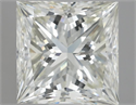 Natural Diamond 2.00 Carats, Princess with  Cut, J Color, SI1 Clarity and Certified by IGI