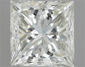 Picture of Natural Diamond 2.00 Carats, Princess with  Cut, J Color, SI1 Clarity and Certified by IGI