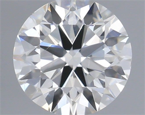 Picture of Natural Diamond 0.40 Carats, Round with Excellent Cut, H Color, VVS2 Clarity and Certified by IGI