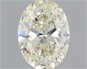 Natural Diamond 0.69 Carats, Oval with  Cut, J Color, VS1 Clarity and Certified by IGI