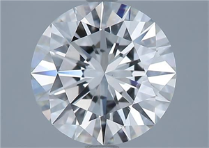 Picture of Natural Diamond 2.37 Carats, Round with Excellent Cut, H Color, VS2 Clarity and Certified by GIA