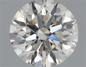Picture of Natural Diamond 0.40 Carats, Round with Excellent Cut, J Color, SI1 Clarity and Certified by IGI