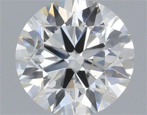 Picture of Natural Diamond 0.40 Carats, Round with Excellent Cut, H Color, SI1 Clarity and Certified by IGI