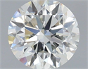 Natural Diamond 0.40 Carats, Round with Excellent Cut, H Color, SI1 Clarity and Certified by IGI