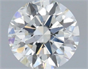 Natural Diamond 0.40 Carats, Round with Excellent Cut, H Color, SI1 Clarity and Certified by IGI
