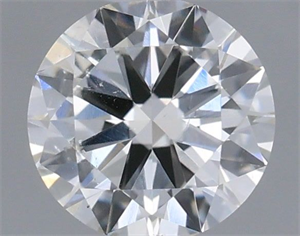 Foto Diamante Natural 0.40 quilates, Redondo , Color E, claridad SI1 y certificado IGI de